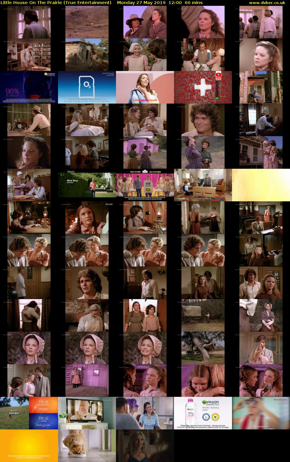 Little House On The Prairie (True Entertainment) Monday 27 May 2019 12:00 - 13:00