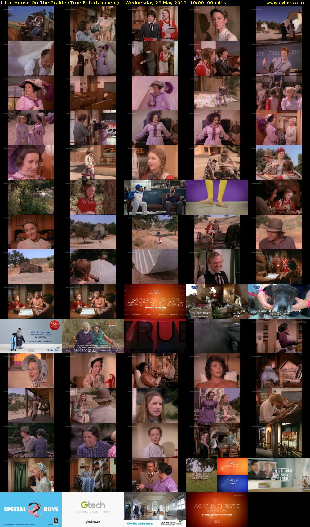 Little House On The Prairie (True Entertainment) Wednesday 29 May 2019 10:00 - 11:00