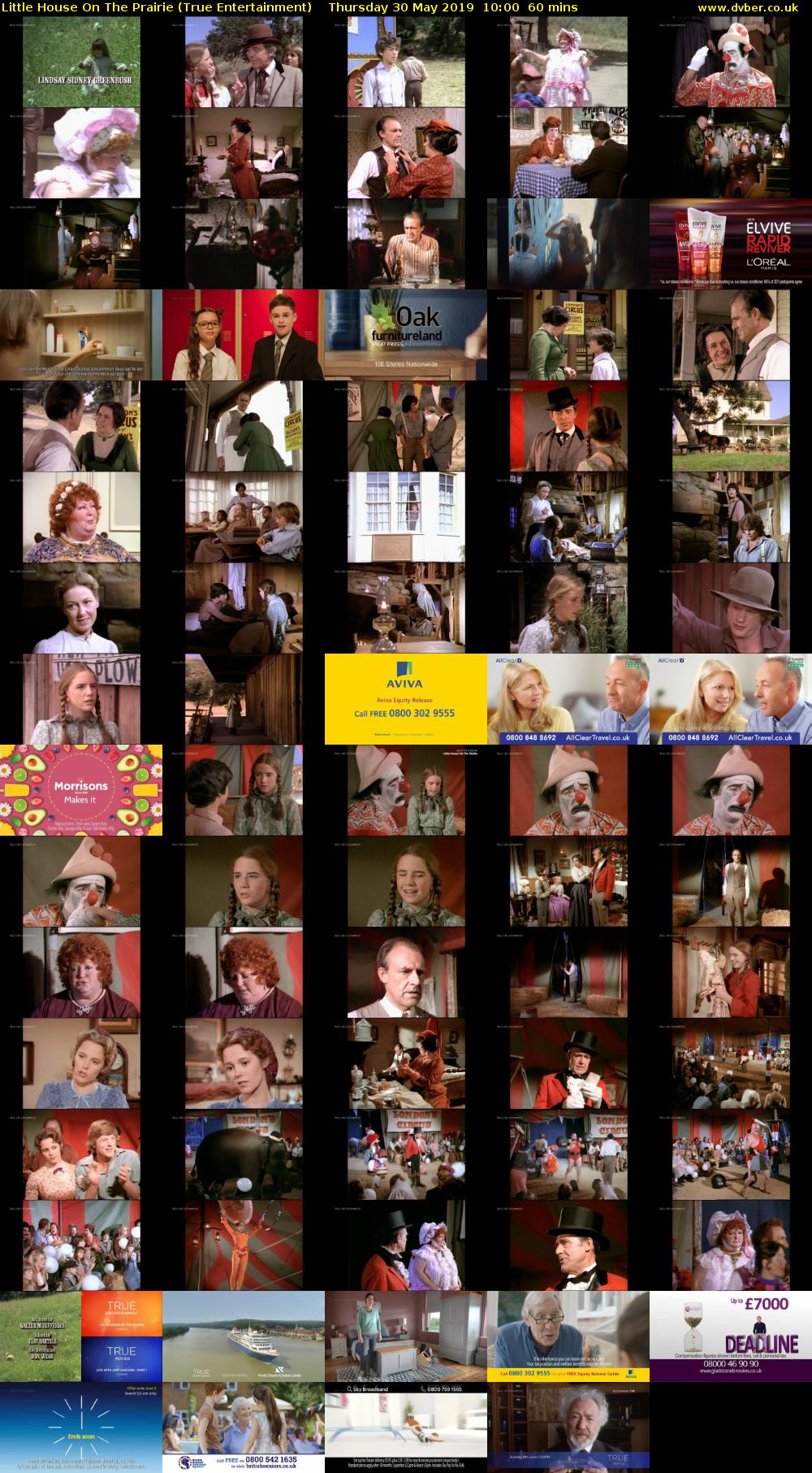 Little House On The Prairie (True Entertainment) Thursday 30 May 2019 10:00 - 11:00