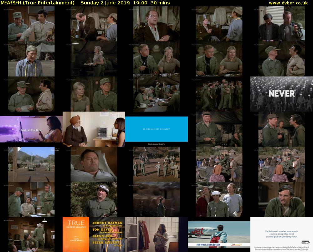 M*A*S*H (True Entertainment) Sunday 2 June 2019 19:00 - 19:30