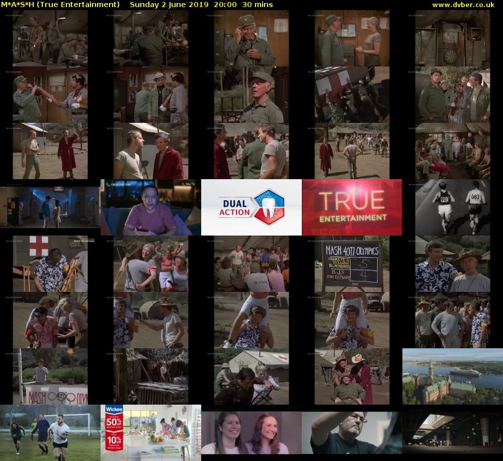 M*A*S*H (True Entertainment) Sunday 2 June 2019 20:00 - 20:30