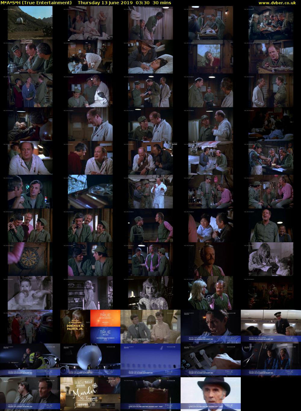 M*A*S*H (True Entertainment) Thursday 13 June 2019 03:30 - 04:00