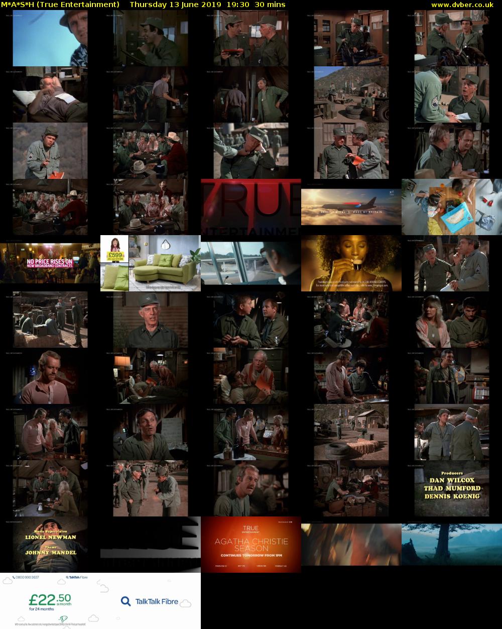 M*A*S*H (True Entertainment) Thursday 13 June 2019 19:30 - 20:00
