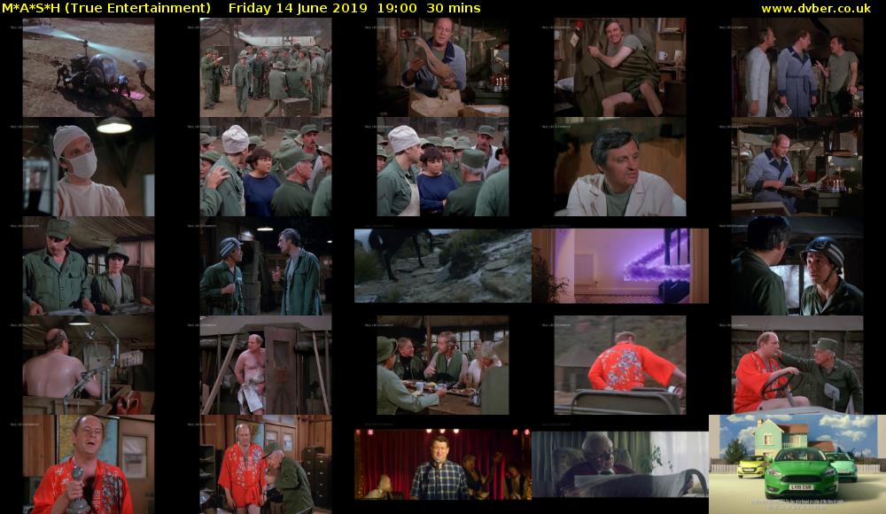 M*A*S*H (True Entertainment) Friday 14 June 2019 19:00 - 19:30