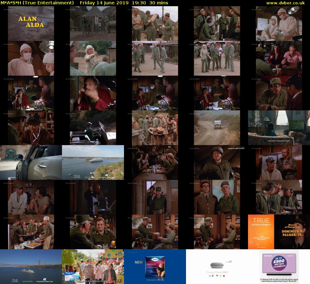 M*A*S*H (True Entertainment) Friday 14 June 2019 19:30 - 20:00