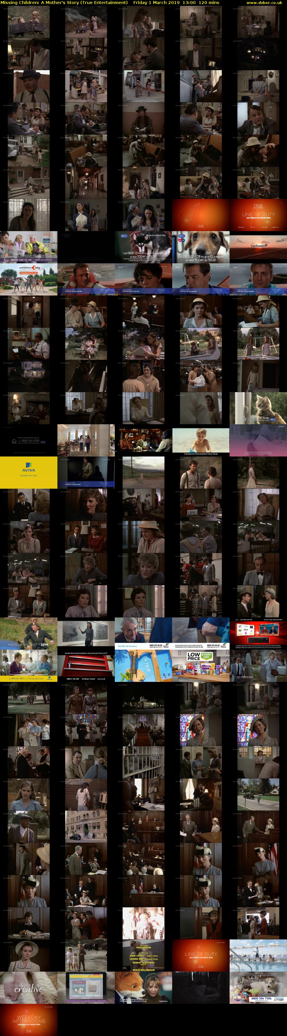 Missing Children: A Mother's Story (True Entertainment) Friday 1 March 2019 13:00 - 15:00