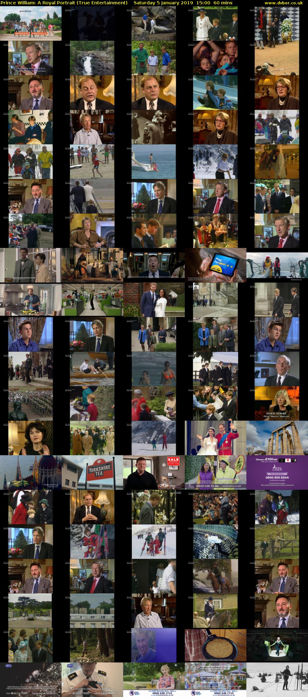 Prince William: A Royal Portrait (True Entertainment) Saturday 5 January 2019 15:00 - 16:00