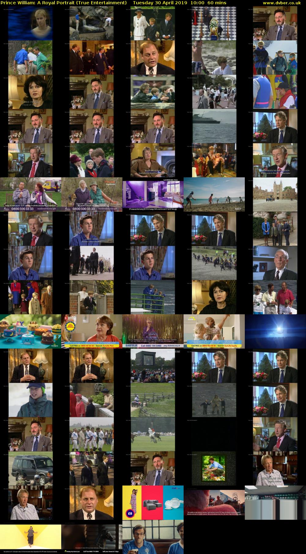 Prince William: A Royal Portrait (True Entertainment) Tuesday 30 April 2019 10:00 - 11:00