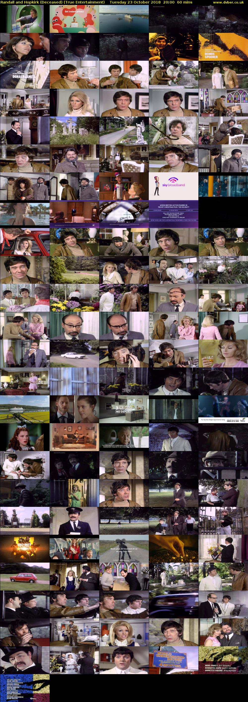 Randall and Hopkirk (Deceased) (True Entertainment) Tuesday 23 October 2018 20:00 - 21:00
