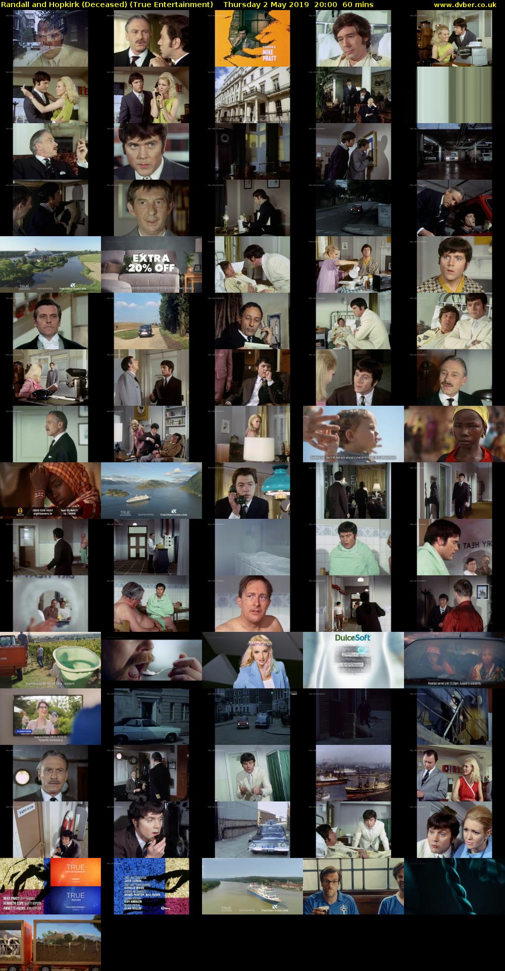 Randall and Hopkirk (Deceased) (True Entertainment) Thursday 2 May 2019 20:00 - 21:00