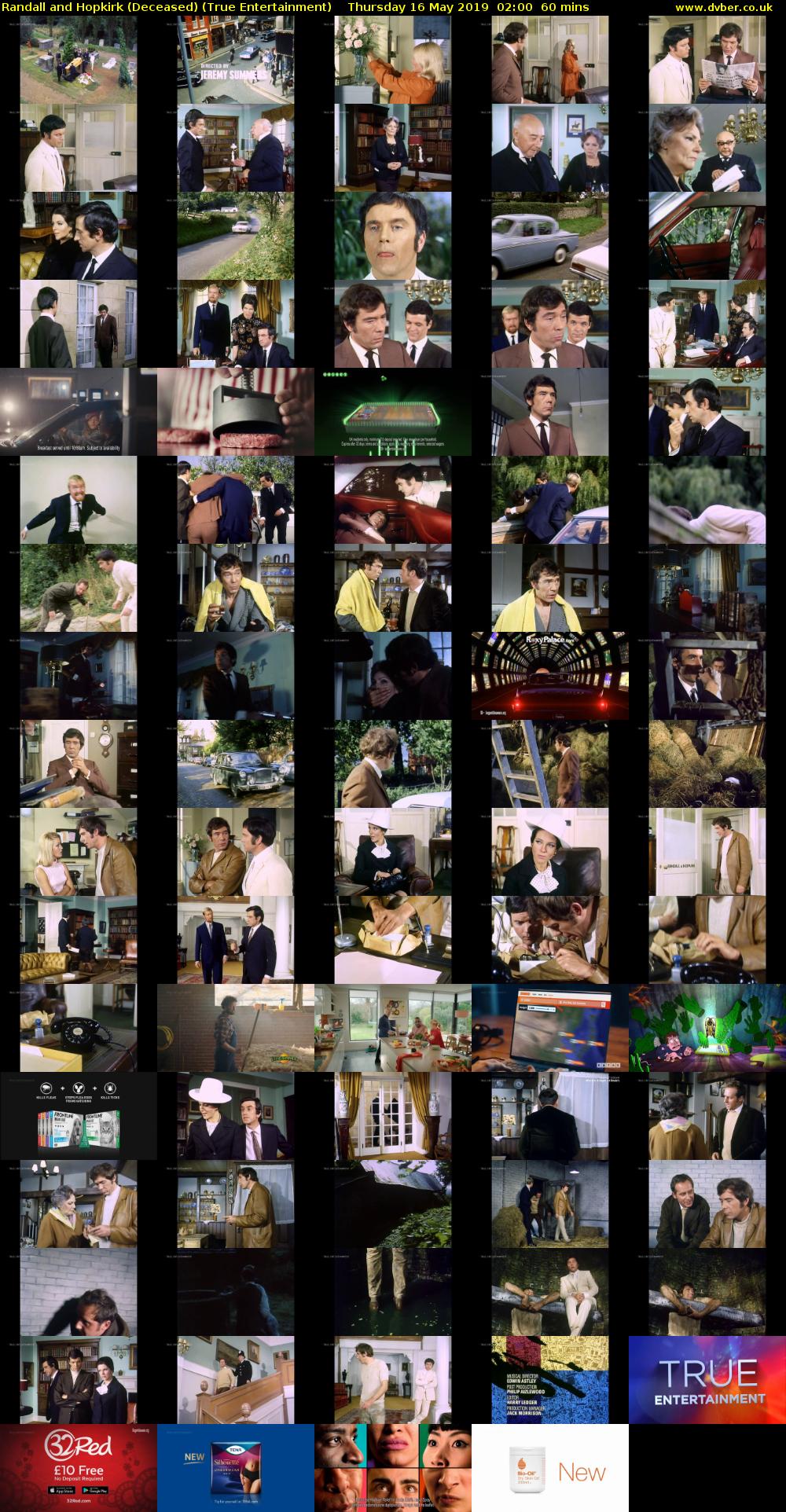 Randall and Hopkirk (Deceased) (True Entertainment) Thursday 16 May 2019 02:00 - 03:00
