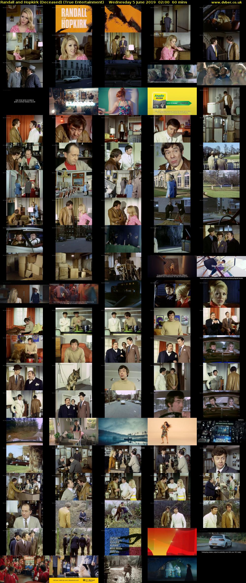 Randall and Hopkirk (Deceased) (True Entertainment) Wednesday 5 June 2019 02:00 - 03:00