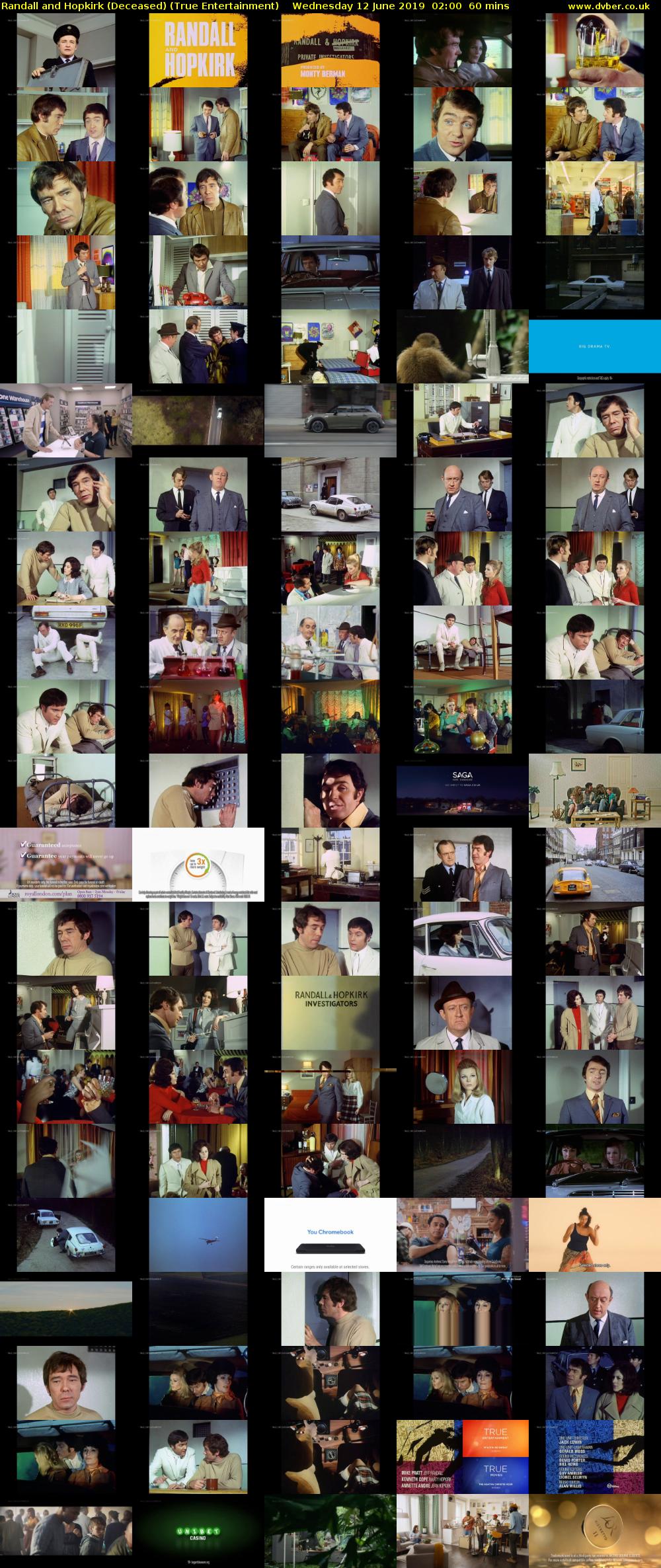 Randall and Hopkirk (Deceased) (True Entertainment) Wednesday 12 June 2019 02:00 - 03:00