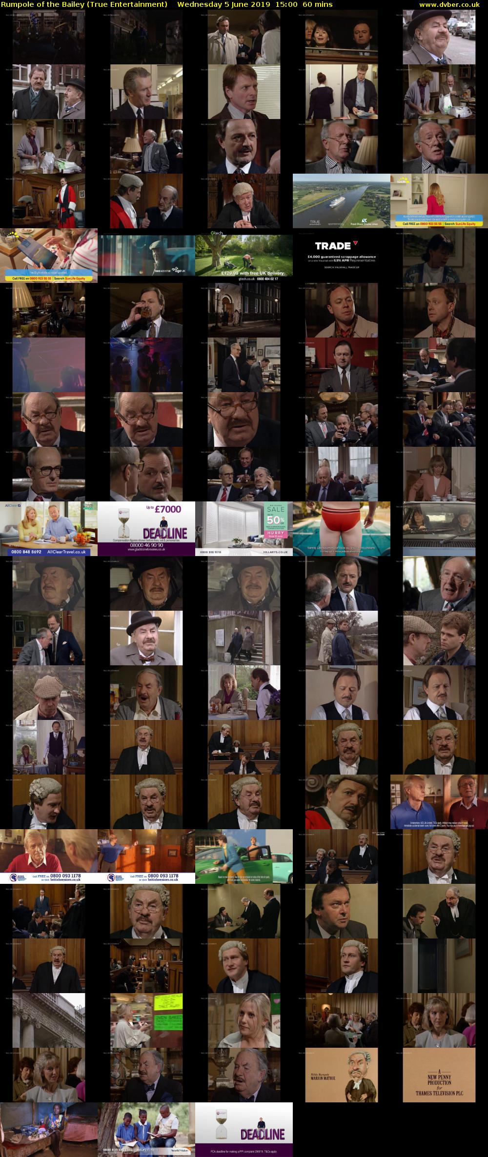 Rumpole of the Bailey (True Entertainment) Wednesday 5 June 2019 15:00 - 16:00