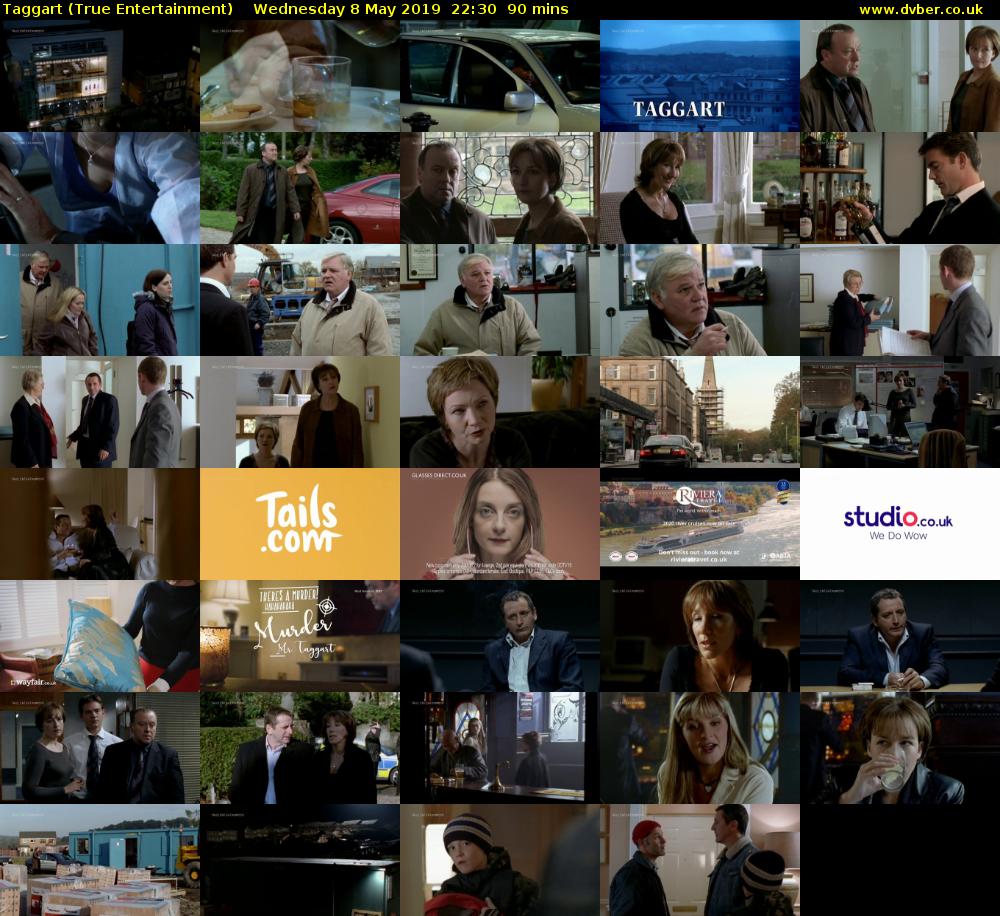 Taggart (True Entertainment) Wednesday 8 May 2019 22:30 - 00:00
