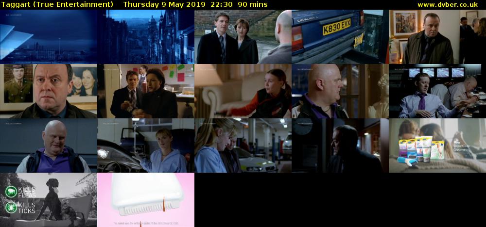 Taggart (True Entertainment) Thursday 9 May 2019 22:30 - 00:00