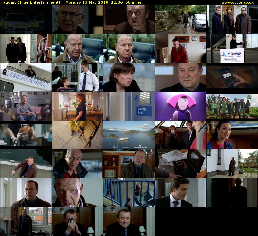 Taggart (True Entertainment) Monday 13 May 2019 22:30 - 00:00