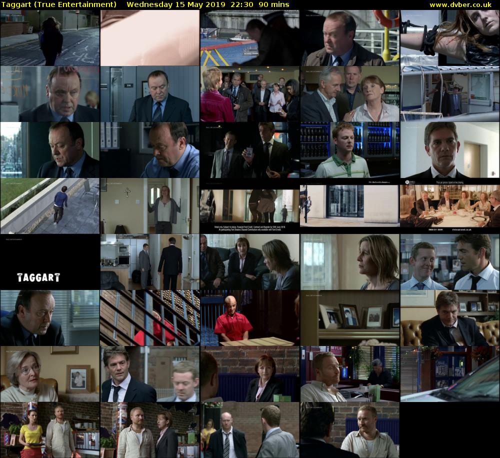 Taggart (True Entertainment) Wednesday 15 May 2019 22:30 - 00:00