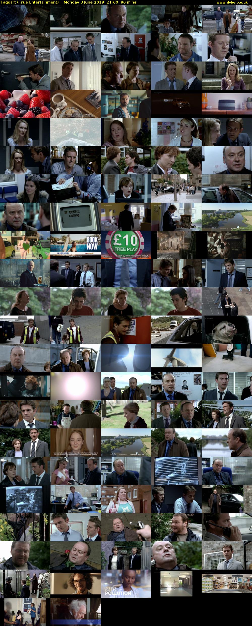 Taggart (True Entertainment) Monday 3 June 2019 21:00 - 22:30