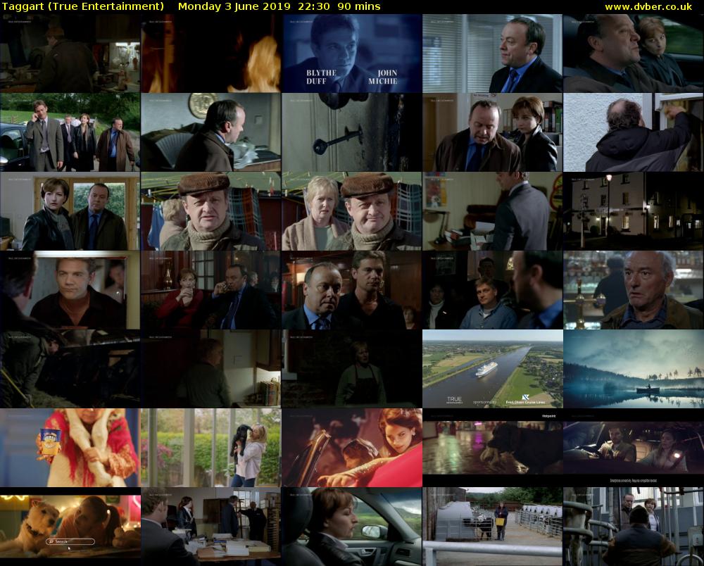 Taggart (True Entertainment) Monday 3 June 2019 22:30 - 00:00