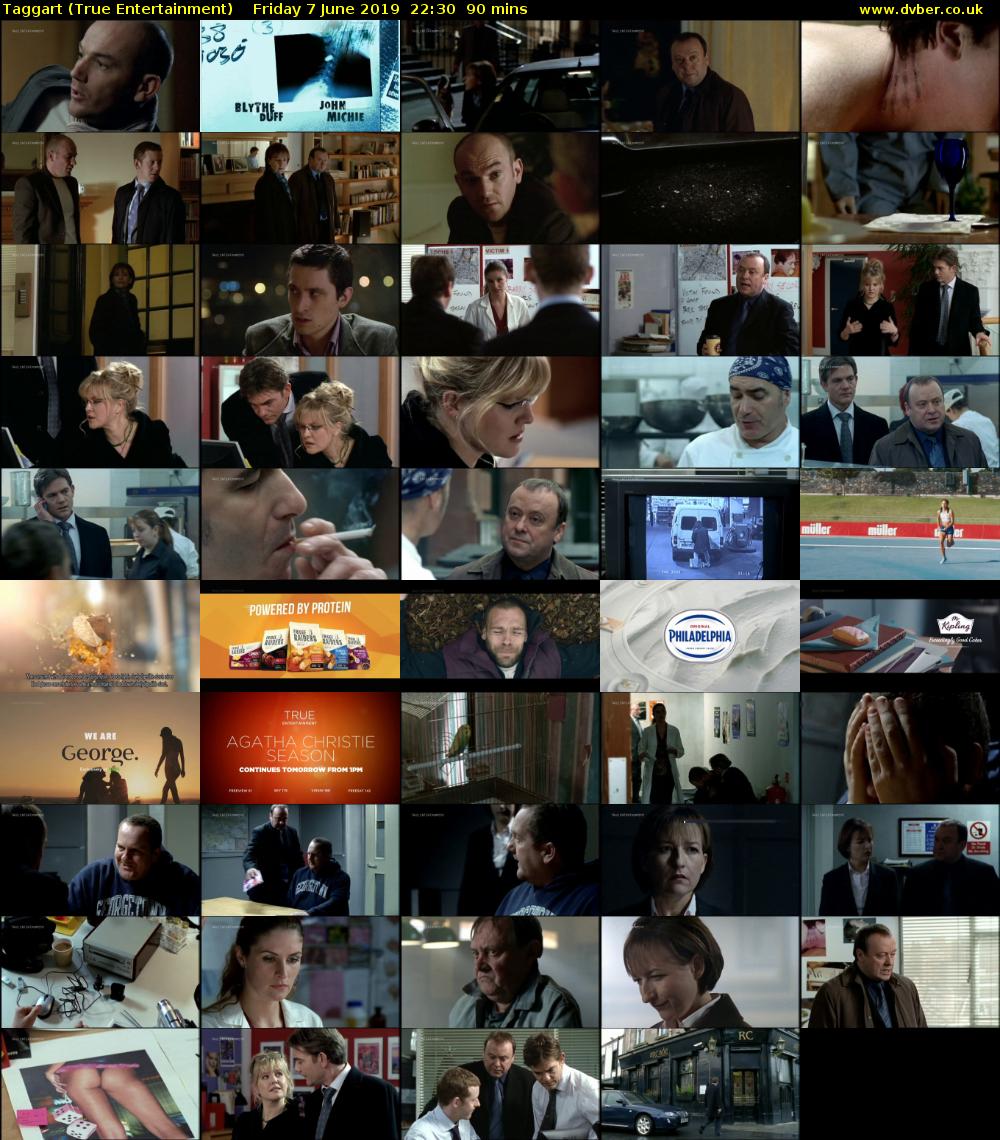 Taggart (True Entertainment) Friday 7 June 2019 22:30 - 00:00
