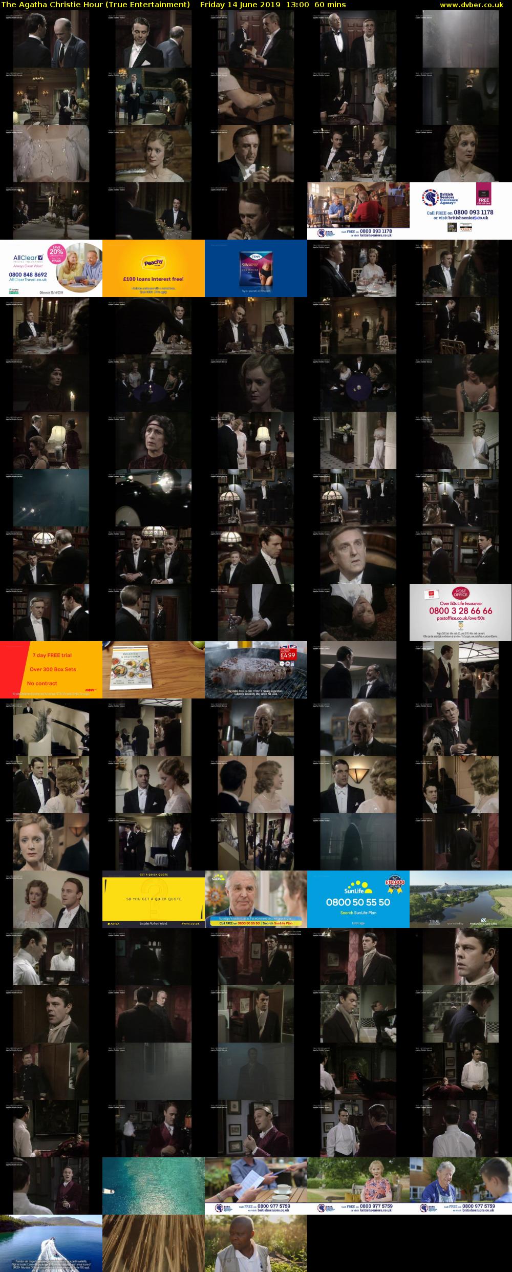The Agatha Christie Hour (True Entertainment) Friday 14 June 2019 13:00 - 14:00