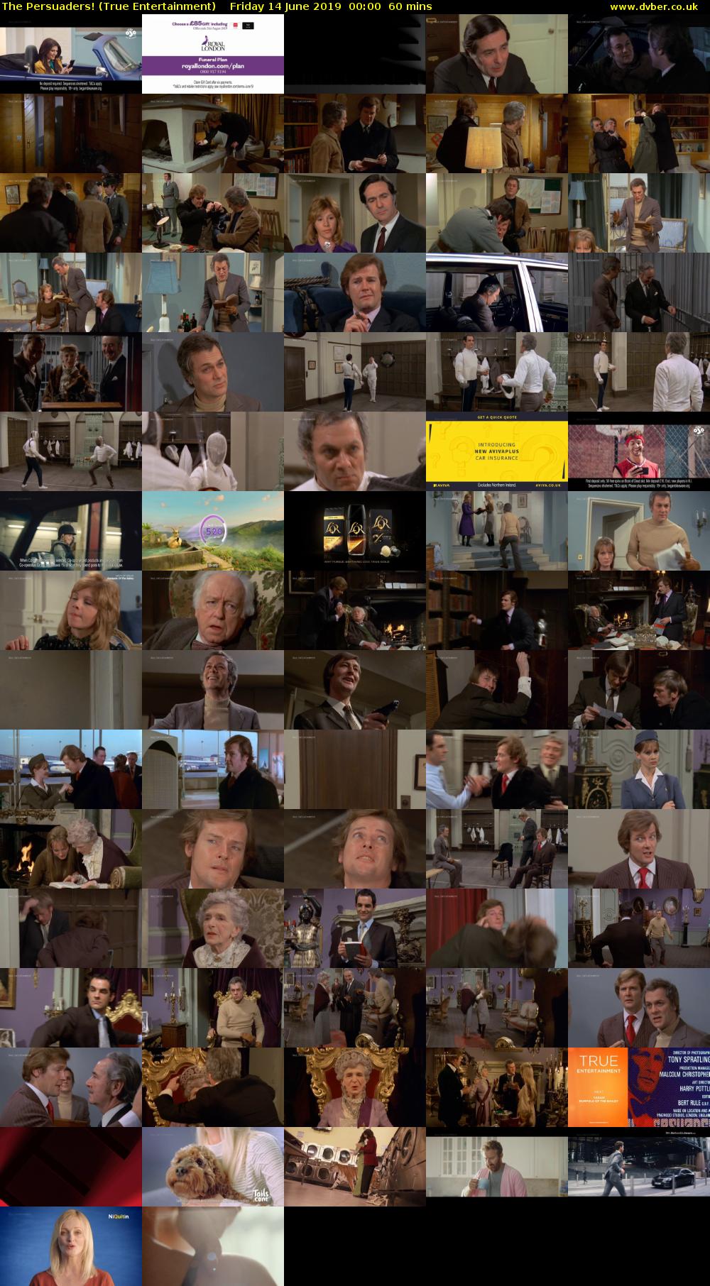 The Persuaders! (True Entertainment) Friday 14 June 2019 00:00 - 01:00