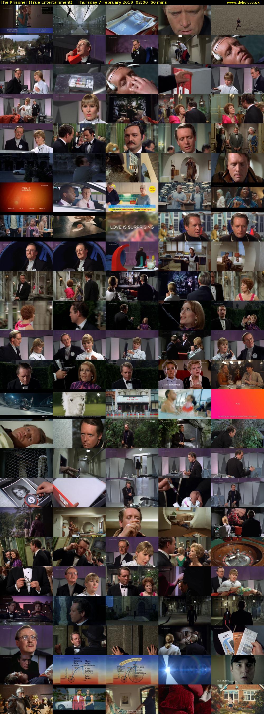 The Prisoner (True Entertainment) Thursday 7 February 2019 02:00 - 03:00
