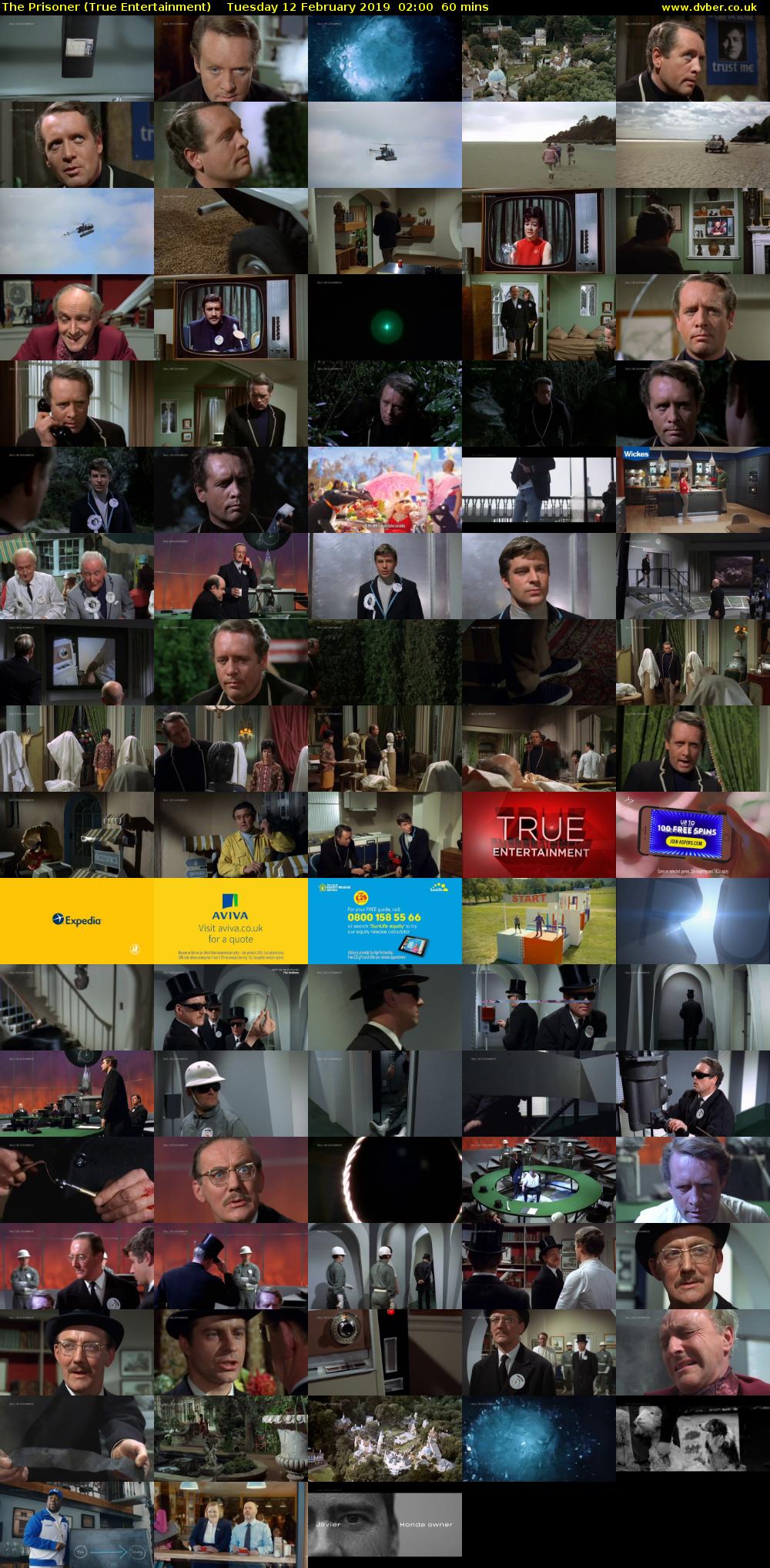 The Prisoner (True Entertainment) Tuesday 12 February 2019 02:00 - 03:00