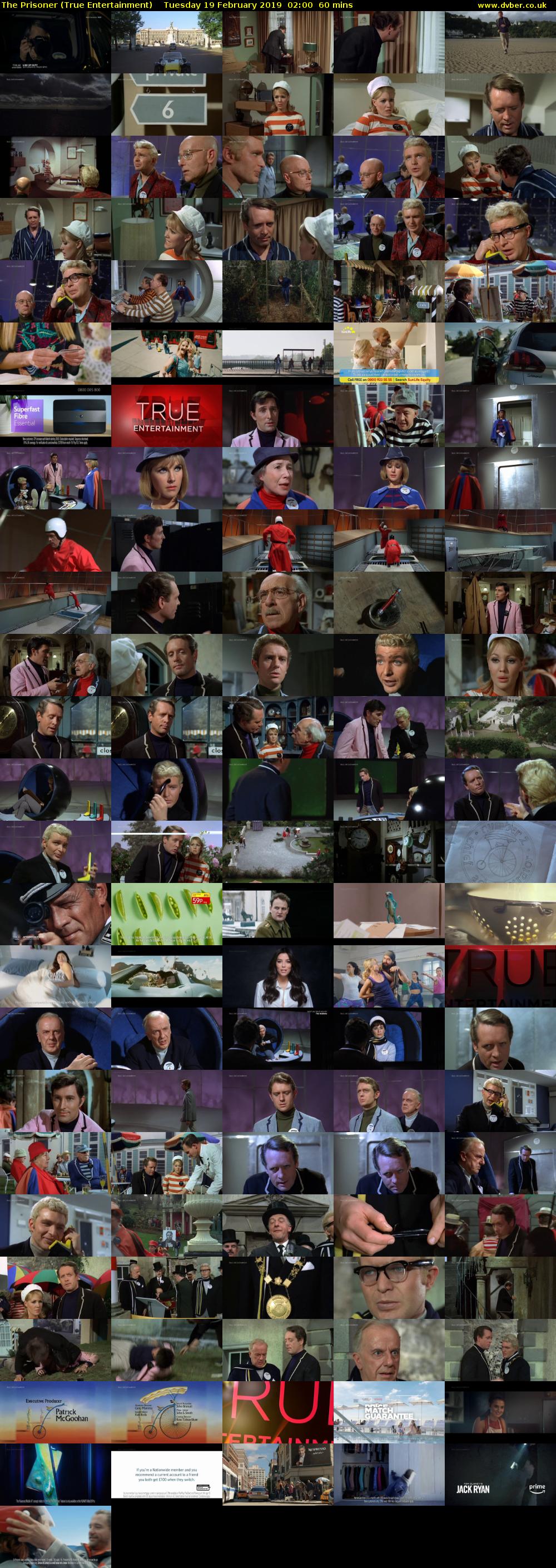 The Prisoner (True Entertainment) Tuesday 19 February 2019 02:00 - 03:00