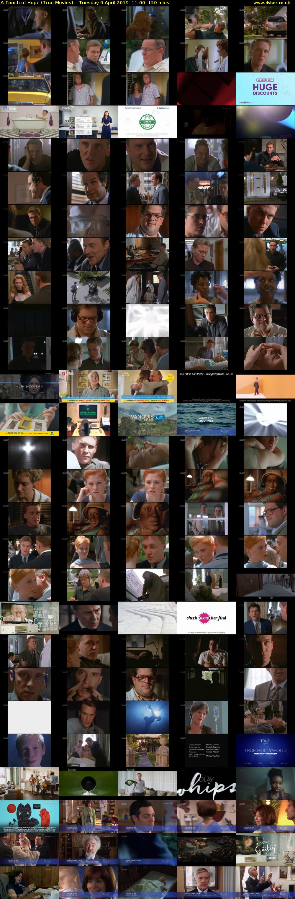 A Touch of Hope (True Movies) Tuesday 9 April 2019 11:00 - 13:00