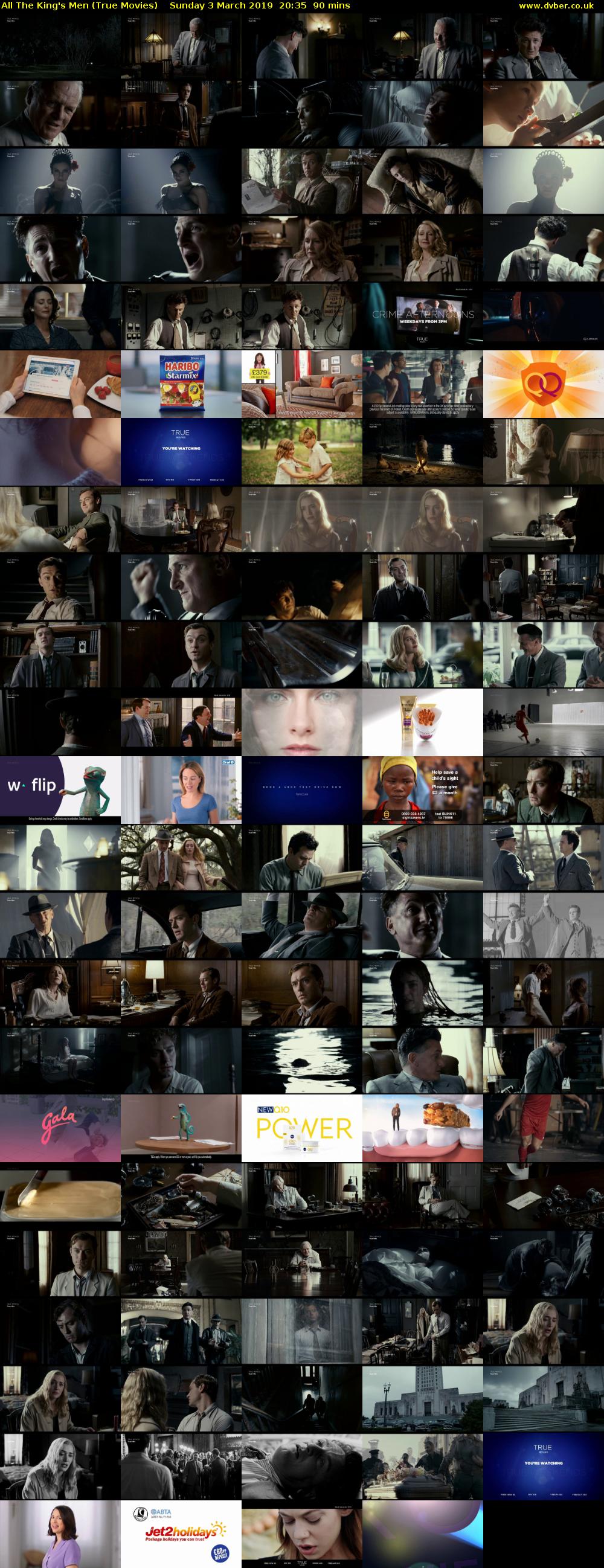 All The King's Men (True Movies) Sunday 3 March 2019 20:35 - 22:05