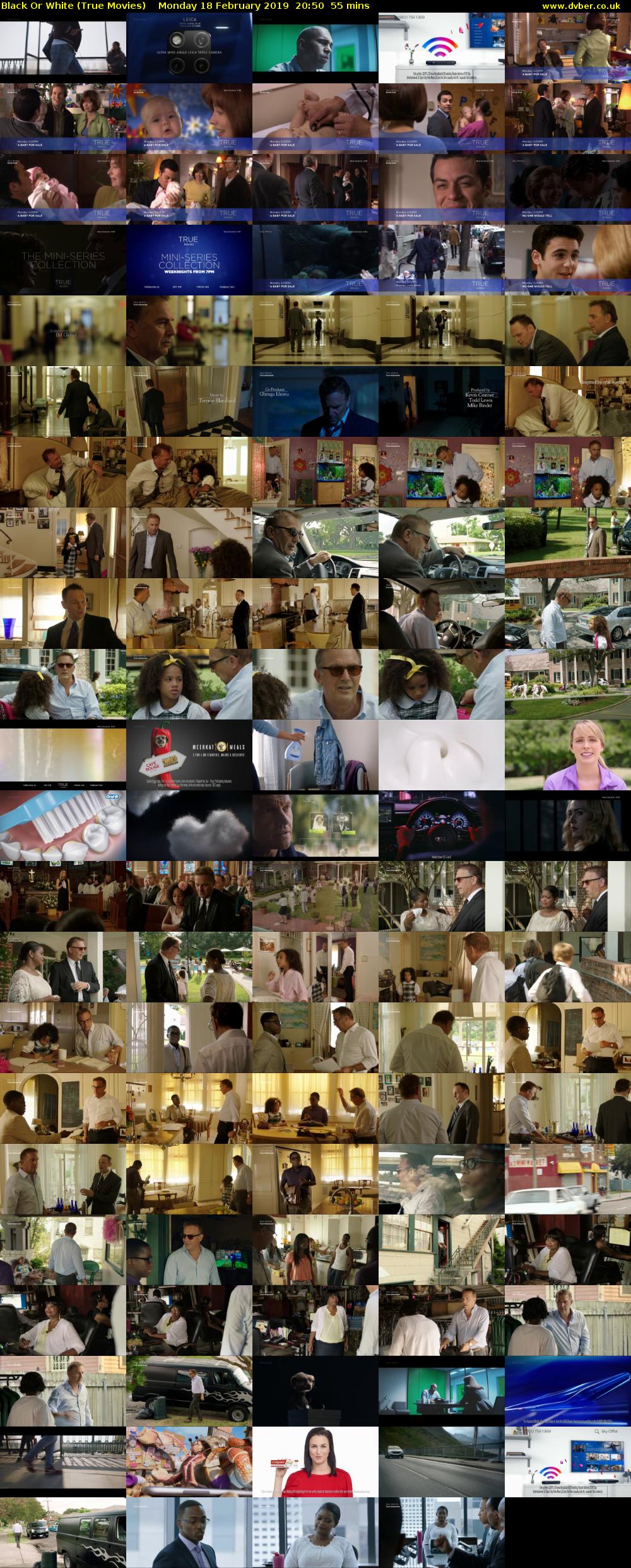 Black Or White (True Movies) Monday 18 February 2019 20:50 - 21:45