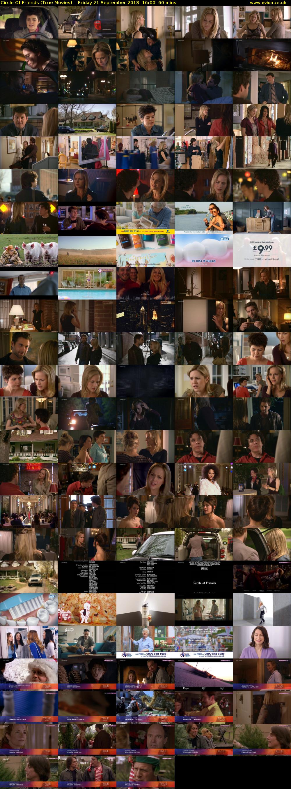 Circle Of Friends (True Movies) Friday 21 September 2018 16:00 - 17:00