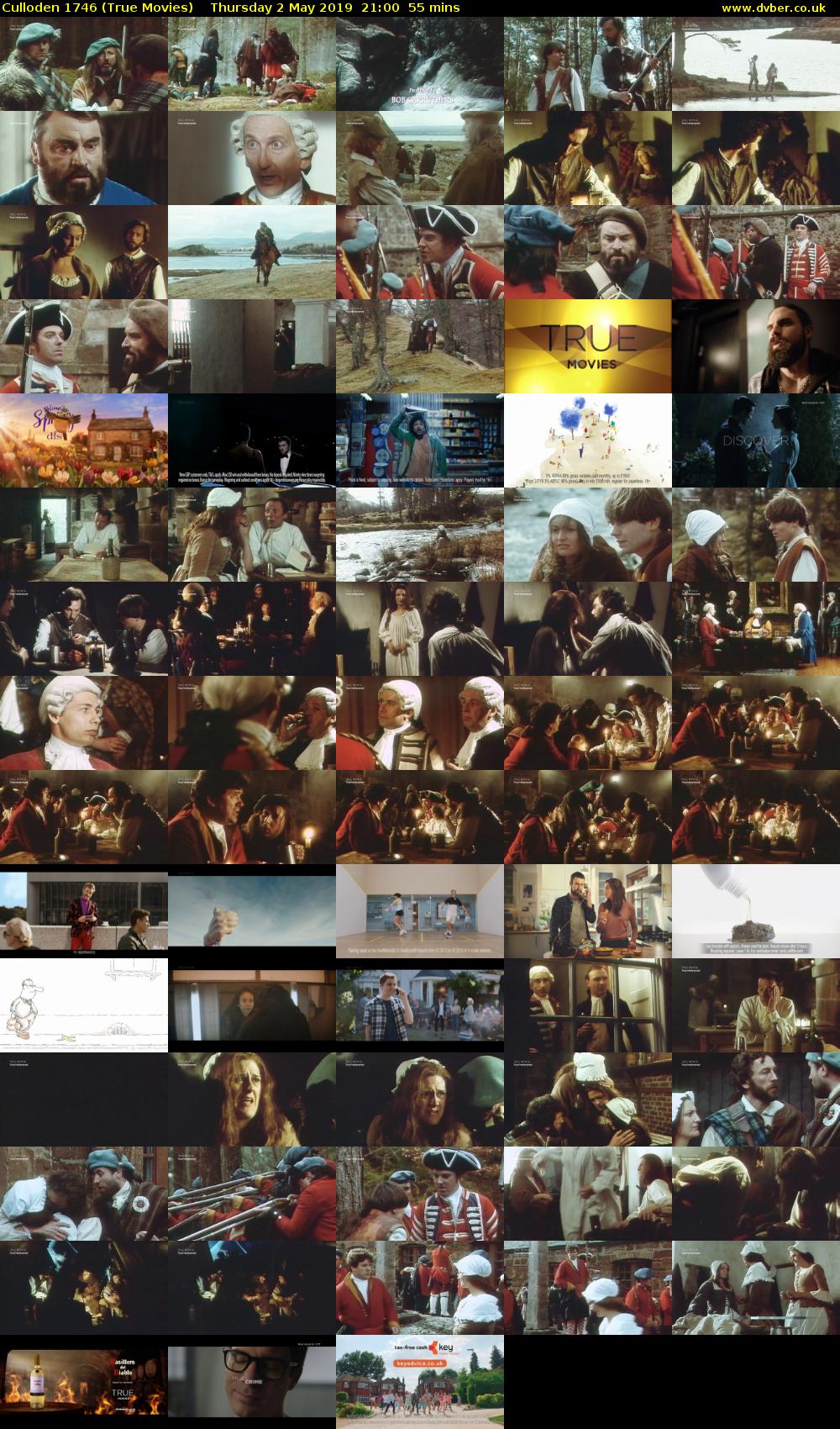 Culloden 1746 (True Movies) Thursday 2 May 2019 21:00 - 21:55