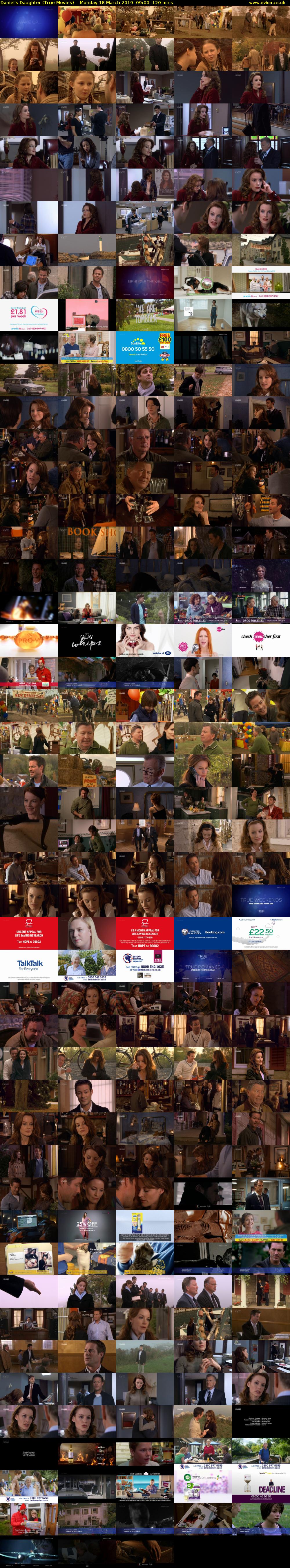 Daniel's Daughter (True Movies) Monday 18 March 2019 09:00 - 11:00
