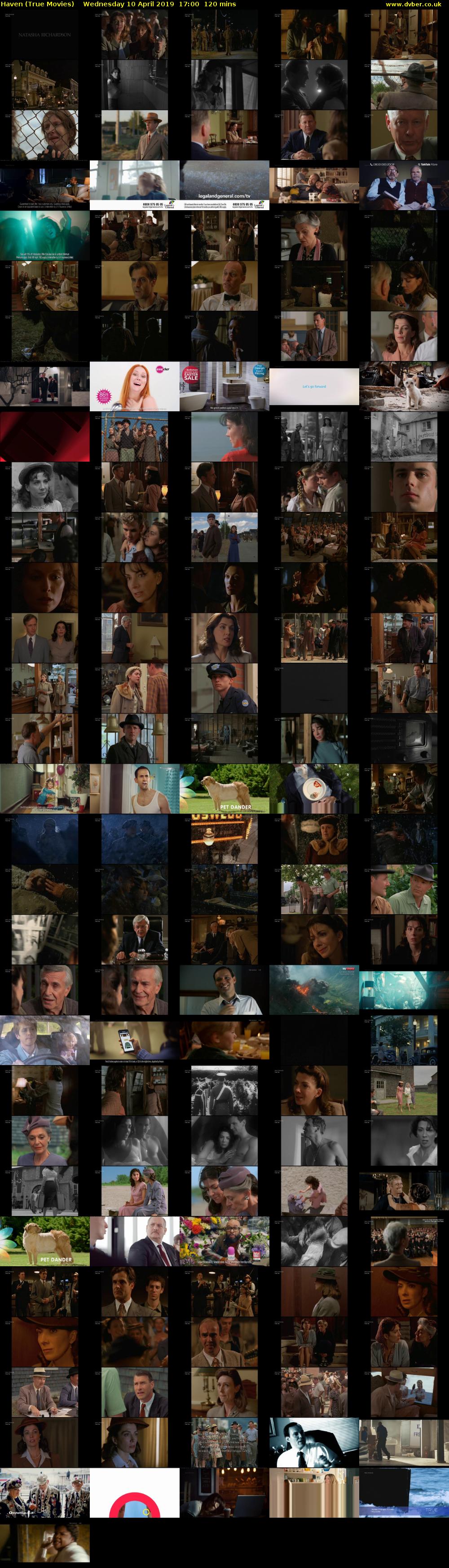 Haven (True Movies) Wednesday 10 April 2019 17:00 - 19:00