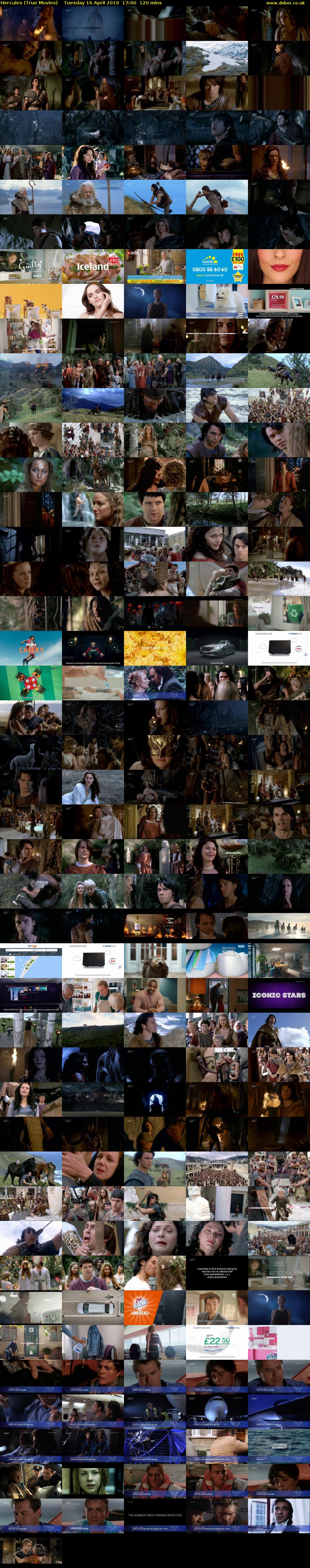 Hercules (True Movies) Tuesday 16 April 2019 17:00 - 19:00