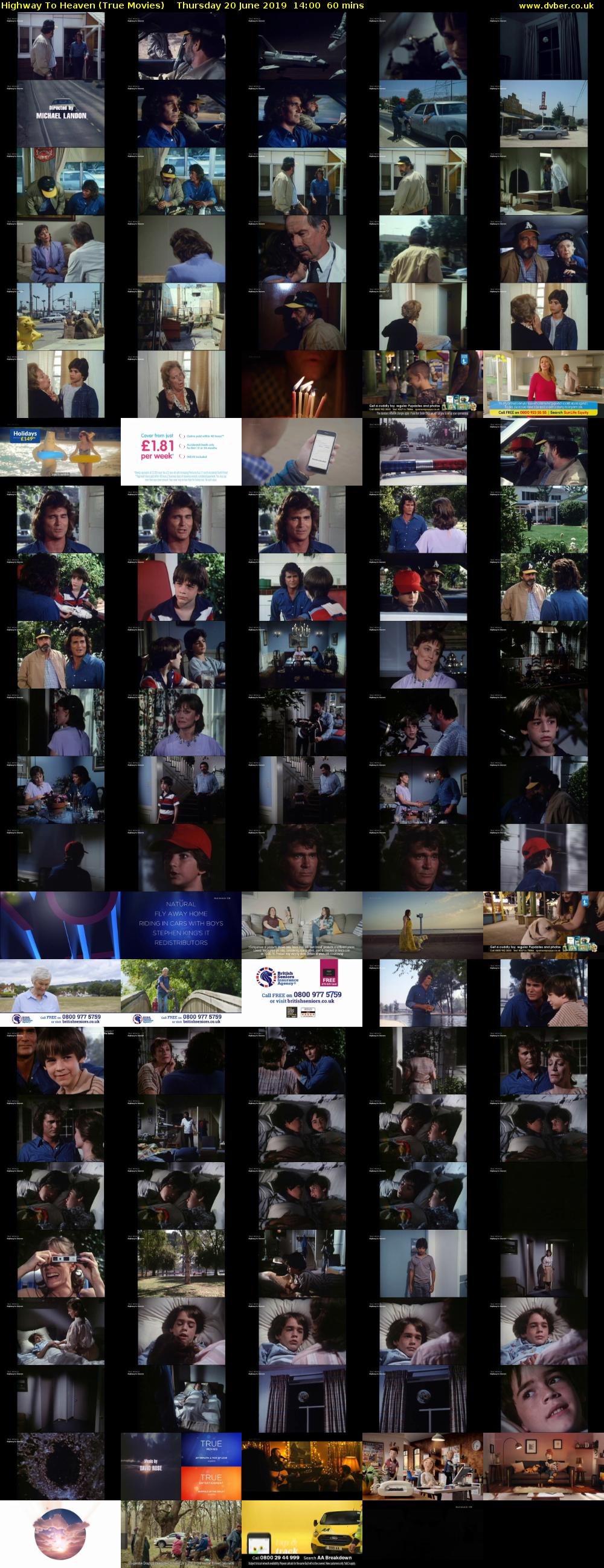 Highway To Heaven (True Movies) Thursday 20 June 2019 14:00 - 15:00