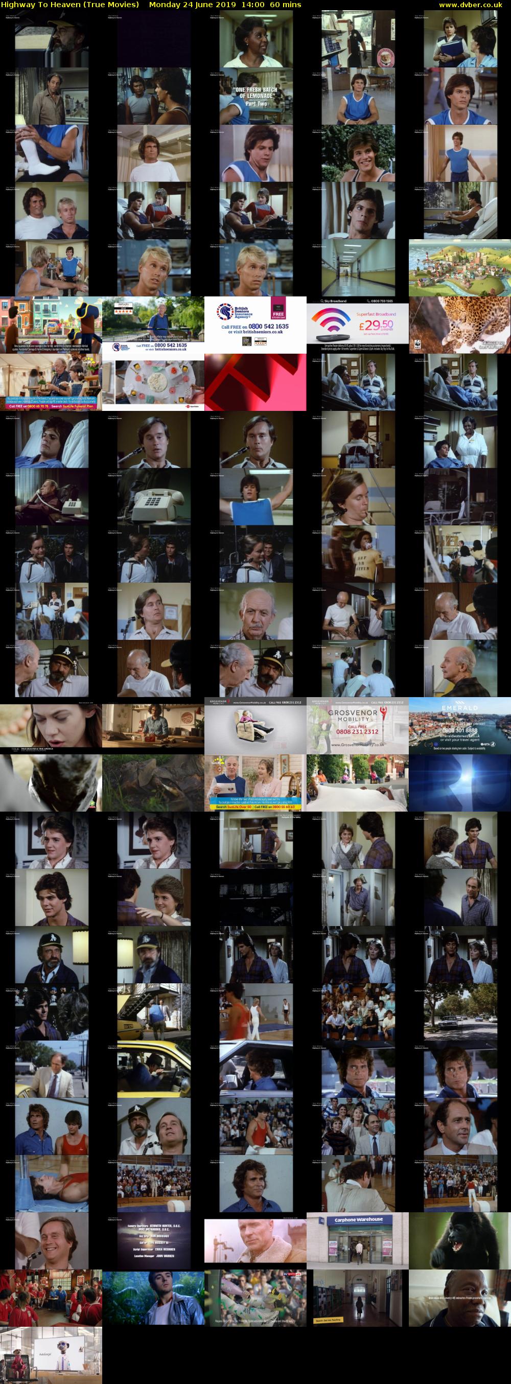 Highway To Heaven (True Movies) Monday 24 June 2019 14:00 - 15:00