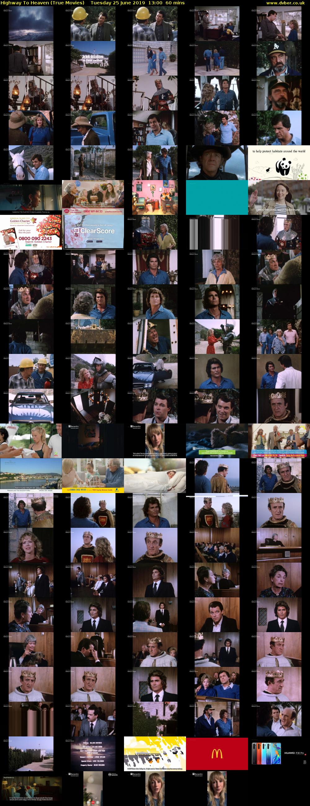 Highway To Heaven (True Movies) Tuesday 25 June 2019 13:00 - 14:00