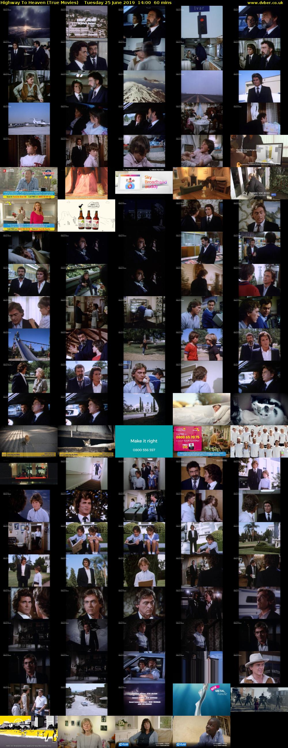 Highway To Heaven (True Movies) Tuesday 25 June 2019 14:00 - 15:00