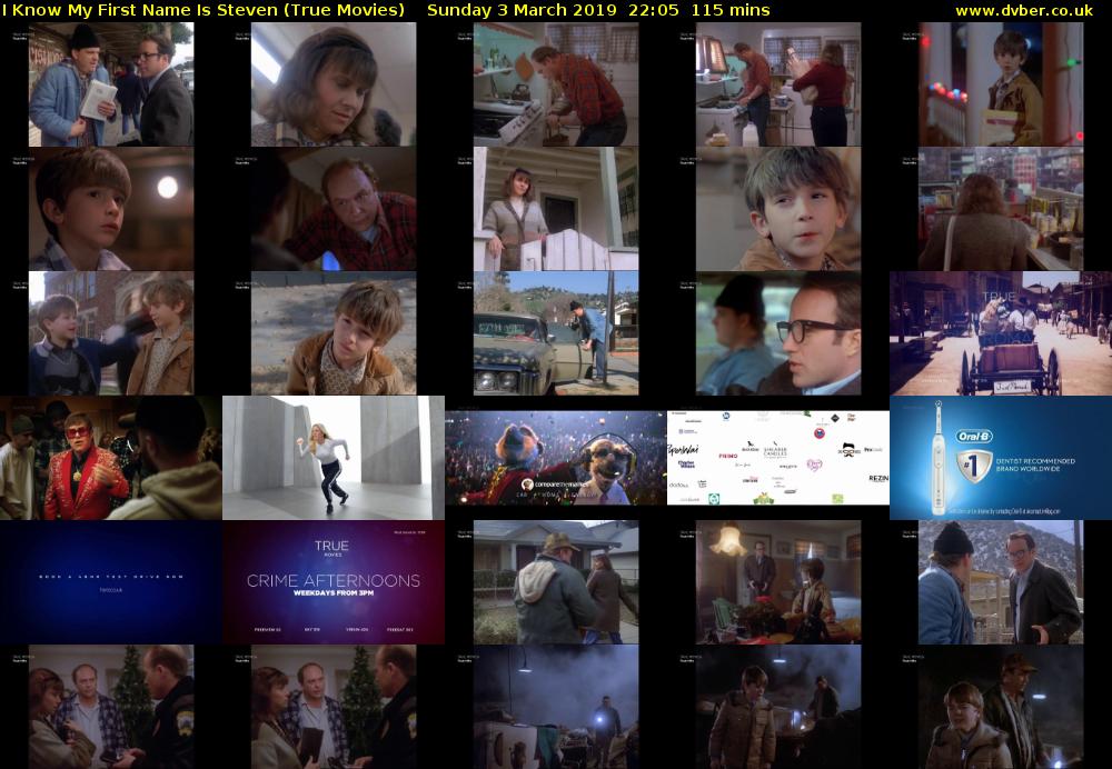 I Know My First Name Is Steven (True Movies) Sunday 3 March 2019 22:05 - 00:00