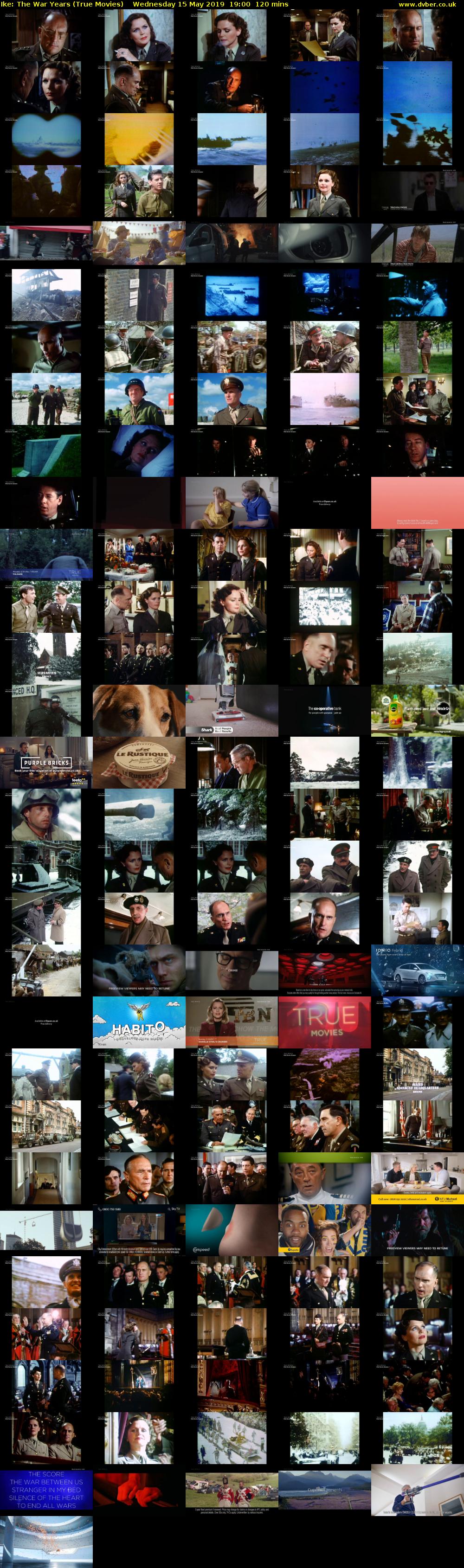 Ike: The War Years (True Movies) Wednesday 15 May 2019 19:00 - 21:00