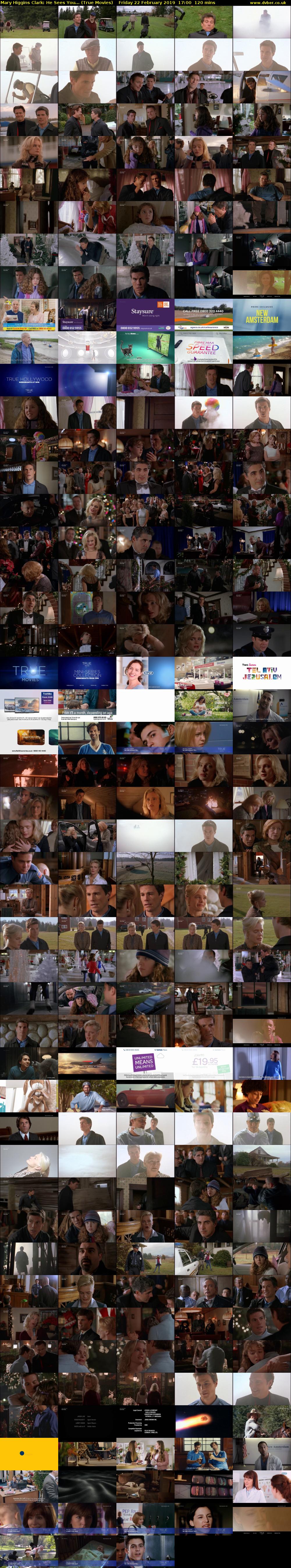 Mary Higgins Clark: He Sees You... (True Movies) Friday 22 February 2019 17:00 - 19:00