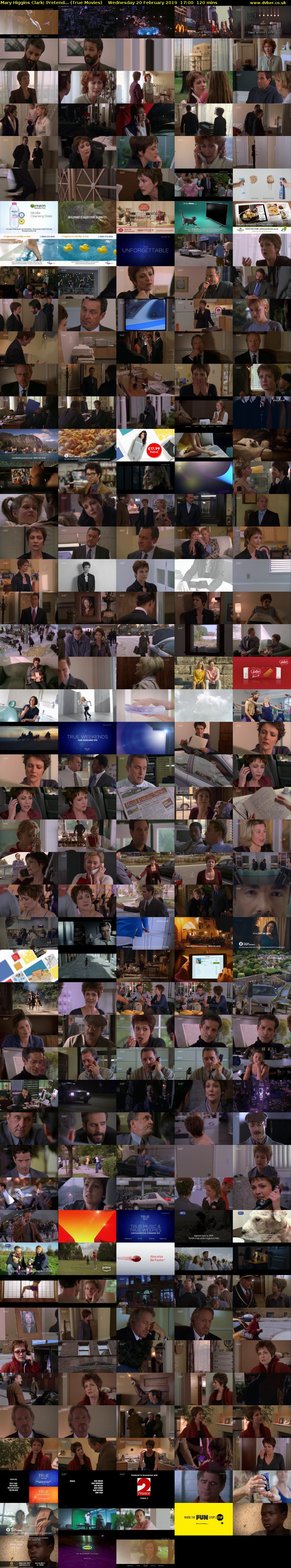 Mary Higgins Clark: Pretend... (True Movies) Wednesday 20 February 2019 17:00 - 19:00