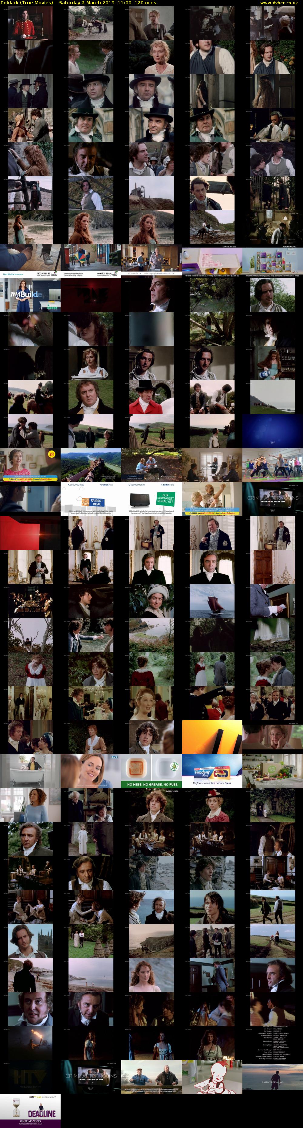 Poldark (True Movies) Saturday 2 March 2019 11:00 - 13:00