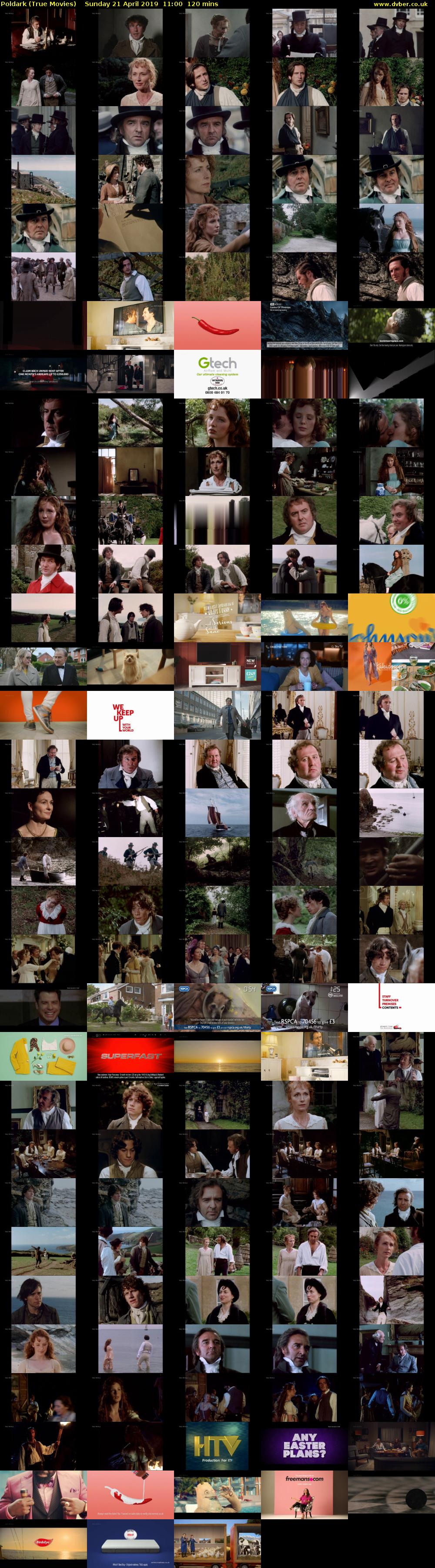 Poldark (True Movies) Sunday 21 April 2019 11:00 - 13:00