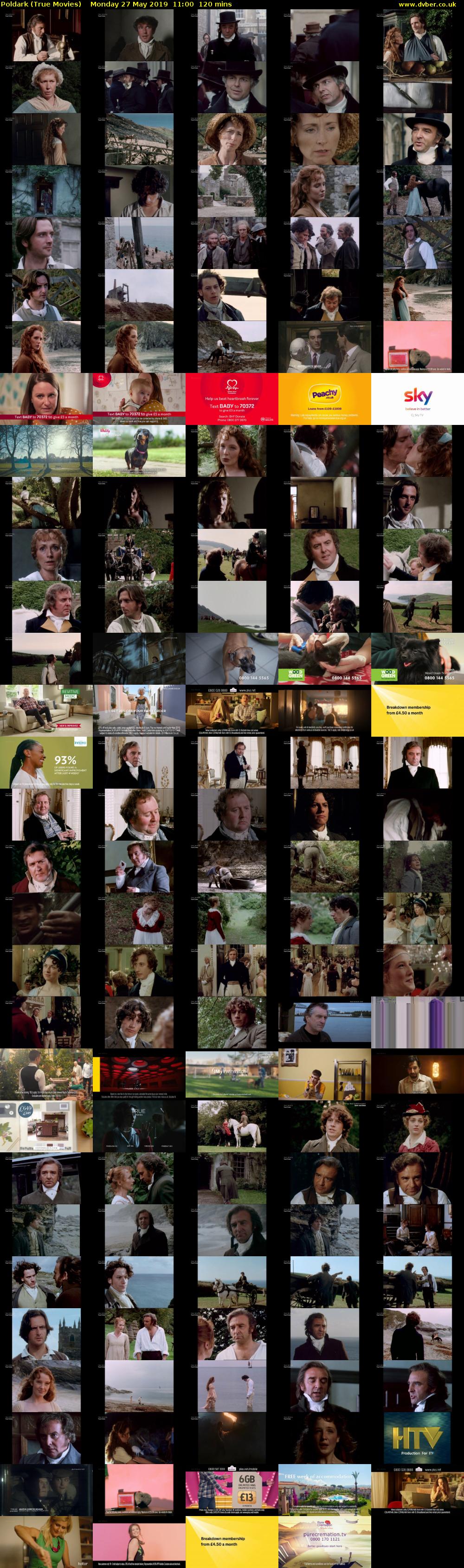 Poldark (True Movies) Monday 27 May 2019 11:00 - 13:00