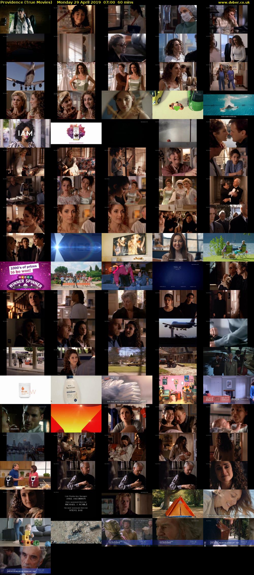 Providence (True Movies) Monday 29 April 2019 07:00 - 08:00